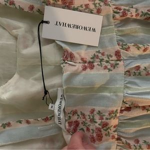 Floral striped dress